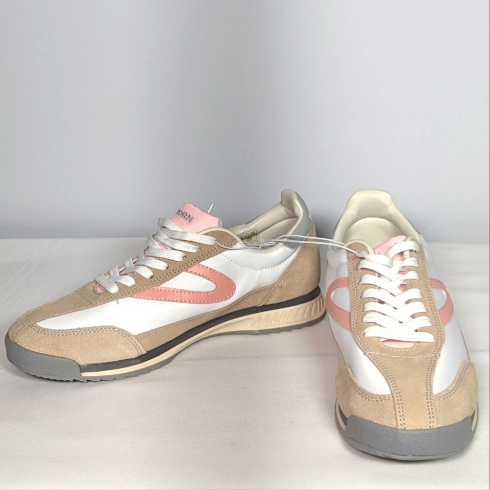 NEW Tretorn Womens Rawlins Casual Lace-up Sneakers Sz 7 pink
